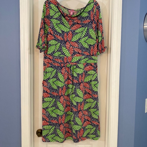 Lilly Pulitzer - Blanca Dress in Multi Casting Call Print (Summer 2011) - RARE - Picture 1 of 6